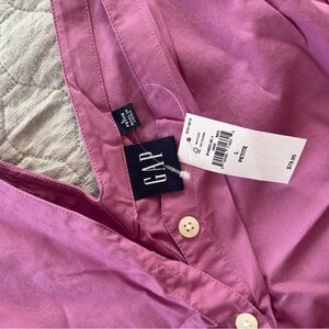 GAP Mauve Button-Front Dress - New With Tags